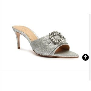 SCHUTZ silver heels